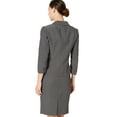 thumbnail image 2 of Le Suit Women's Dotted Jacquard 1 Button Shawl Collar Black Size 6, 2 of 3