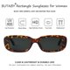 thumbnail image 5 of Gafas de sol BUTABY Rectangulares de estilo retro UV400 para mujer, 5 of 7