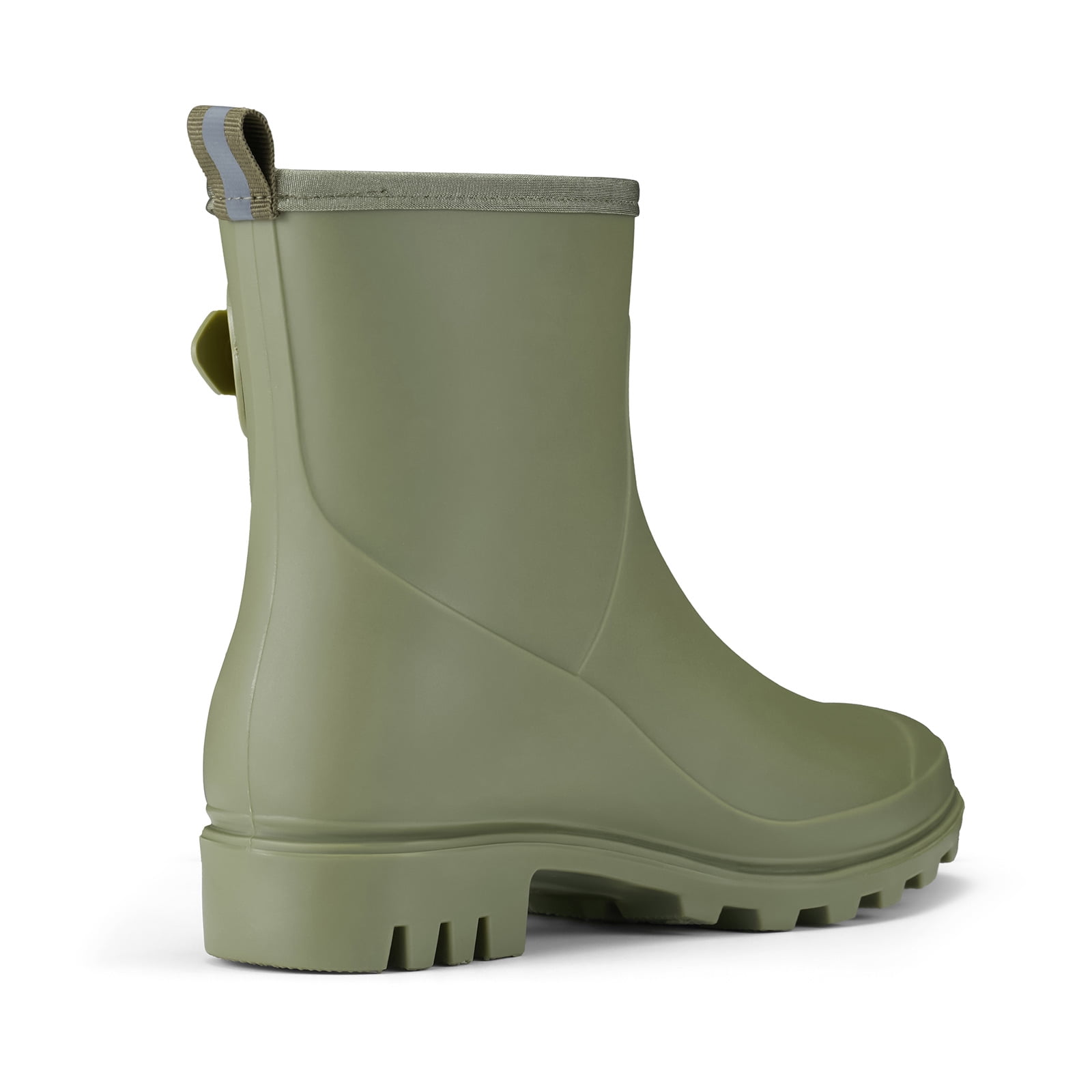 HISEA Women's Waterproof Ankle Rain Boots, Anti-Slip Short Garden Shoes with Comfortable Insole for Outdoor Work & Walking，Green，Size 7