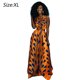 thumbnail image 2 of Vestido africano sexy para mujer Vestido largo maxi Vestido con cuello en V Vestido multidireccional Vestido plisado Estampado floral - Naranja Adepaton BST3005874-4, 2 of 6