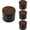 Black-round, variant on 4PCS 2Inch Self-Adhesive Round Furniture Riser, White Carbon Steel Bed Table Sofa Lift Riser, Heavy Duty Couch Cabinet Riser, Adds 2Inch Height with Felt Pad