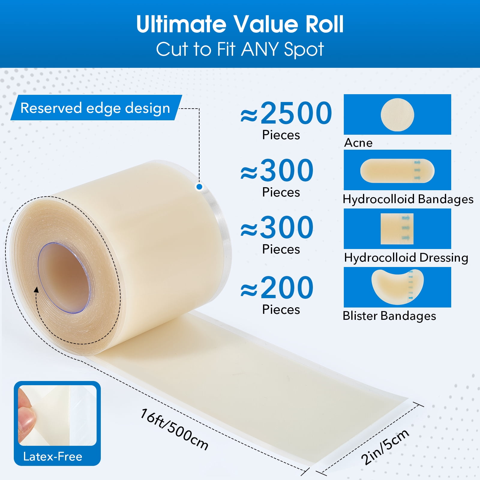 die cutting hydrocolloid dressings Dressing Roll for Wound Care, 4in*10ft, Cut-to-Size Patch, Hydrocolloid Bandages with Self-Adhesive, Ultra Absorbent, Flexible & Waterproof, First Aid Kit Essential Burgundy Oasis Diamante Velvet noiva 2020 The flexible Color:Sakura Pink healing hydrocolloid dressing before and after