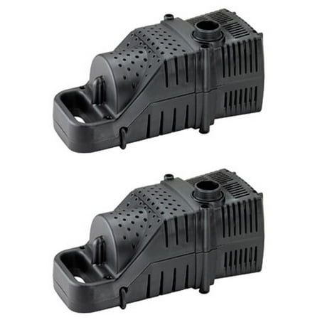 - (2) Pondmaster Proline Hy-Drive 4800 GPH Pond Waterfall Pumps w/ Handle - 02670