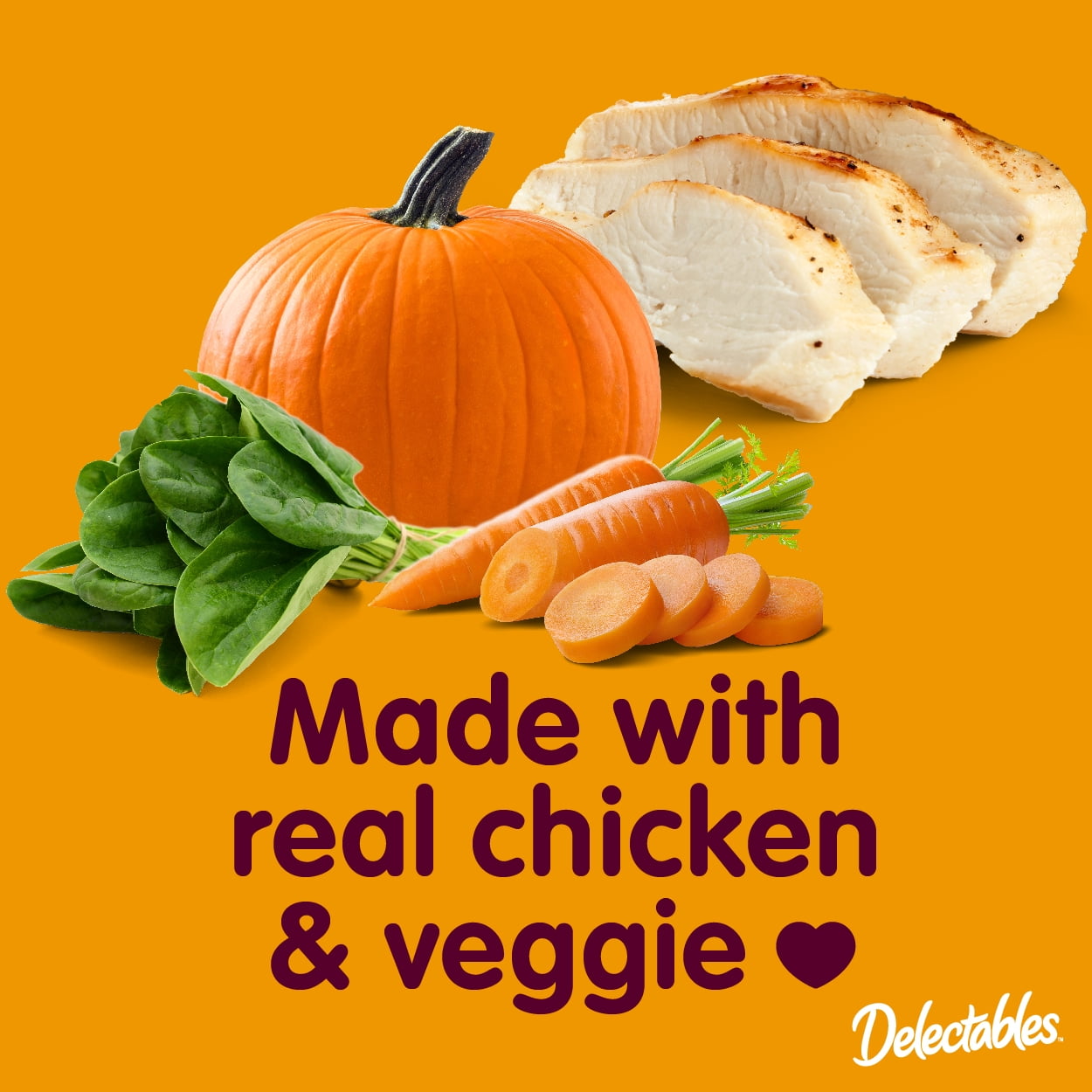 Hartz Delectables Stew Lickable Wet Treat, Chicken & Veggies, 1.4oz Pouch (12 Pack)