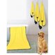 thumbnail image 4 of Toalla de secado para perros Toalla de baño para mascotas de microfibra de absorción de agua súper rápida (S), 4 of 5