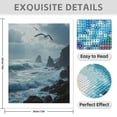 thumbnail image 3 of Diamond Art Kits for Adults - 5d Seagulls Ocean Waves Rocky Coastline Diamond Painting for Adults, Diamond Art for Adults Beginners, Diamond Painting Kits for Adults for Home Wall Decor, 3 of 7