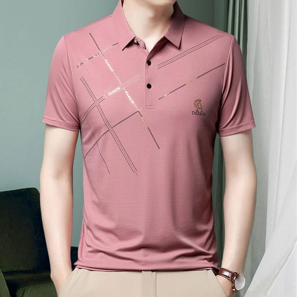 Camisas rosadas para hombres new arrivals