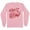 Pink, variant on Dibs On The Cowboy Long Sleeve Shirt Unisex Large White