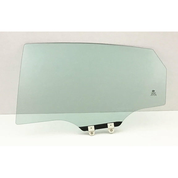 Driver Left Side Rear Door Window Door Glass Compatible with Honda Civic 2016-2021 / Insight 2019-2022 4 Door Sedan Models