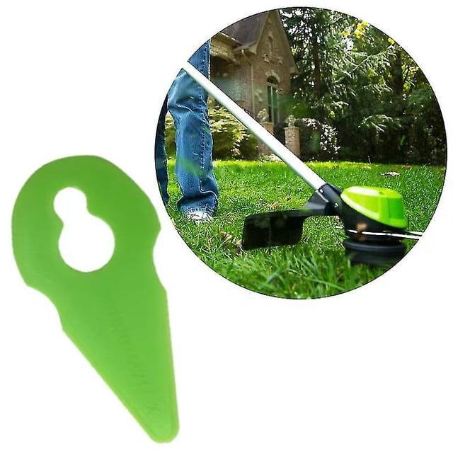 50pc/100pcs/500pcs For Suitable For Gtech Gt Series Lawn Mower L67 Green Lawn Mower Plastic Blade
