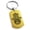 Gold, variant on Stainless Steel Lotus Hamsa Hand of Fatima Engraved Dog Tag Keychain Keyring