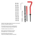 thumbnail image 4 of Thread Repair Kit, High Practicality Simple To Operate  for Indoor, 4 of 7