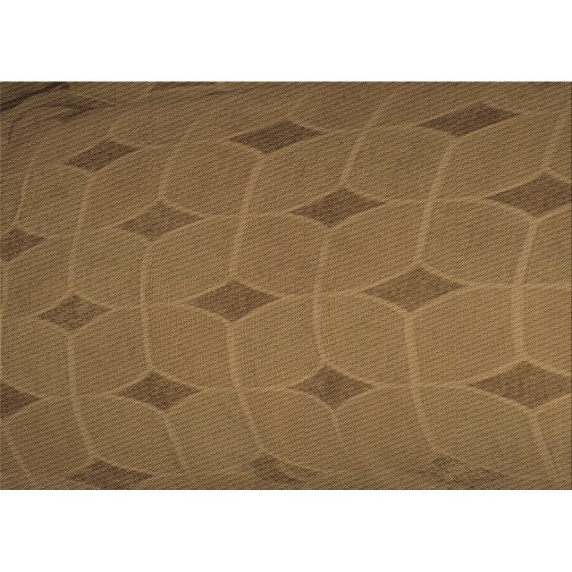Ahgly Company Tapis d'Intérieur Lavables en Machine, Rectangle Transitionnel Brun Bronze Foncé, 8' x 10'