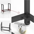 thumbnail image 5 of Firewood Rack Outdoor, Fireplace Wood Log Rack Indoor, Firewood Holder Storage With Wheels, Heavy Duty Logs Holder Stand For Patio Deck, Wood Pile Storage Stacker Organizer, 5 of 5
