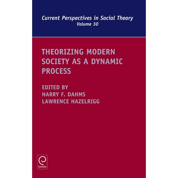Current Perspectives in Social Theory Theorizing Modern Society as a Dynamic Process, Book 30, (Hardcover)