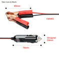 thumbnail image 4 of HGYCPP Alligator Clamp to Male Cigarette Lighter Extension Cable-12V-24V Jumper Battery Charge Cord, 4 of 11