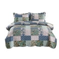 thumbnail image 1 of MarCielo 3 Piece Printed Quilt Set Lightweight Bedspread Set B026, 1 of 11