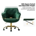 thumbnail image 5 of HULALA HOME Galera Swivel Task Chair with Height Adjustable by  GREEN, 5 of 7