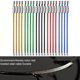 thumbnail image 4 of Llaveros de alambre de acero cuerda de cable flexible 5 colores llaveros colgantes para colgar etiqueta de identificación de equipaje 20 piezas seitruly AP1308-00B, 4 of 7