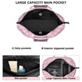 thumbnail image 3 of Pink Cute French Bulldogs Travel Tote Bags for Women Carry On,Large Weekender Bags for Women Travel,Multi Functional Duffle Bag for Work,Shopping,Sports, 3 of 5