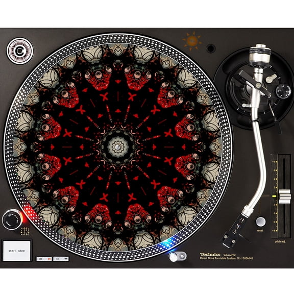 KuzmarK™ 12" DJ Turntable Slipmat - Manga Monsters