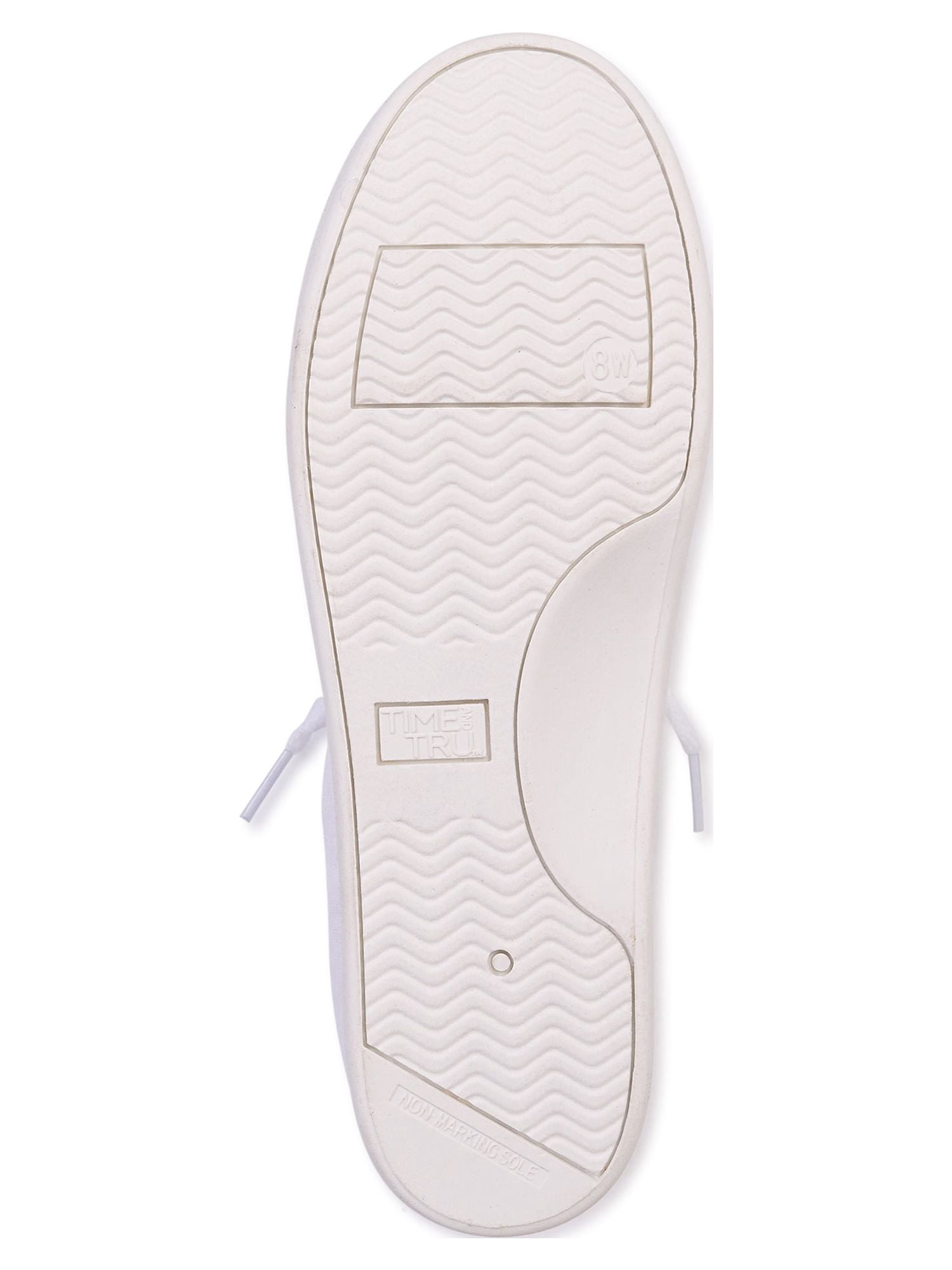 Time and Tru Women's Casual and Dress Scrunch Back Slip-On Sneakers, Wide Width, Assorted Colors