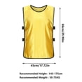 thumbnail image 2 of HUANBAI Pinnies Scrimmage Practice Vests Soccer Basketball Training For Youth Adult Team Sports Vest, 2 of 5