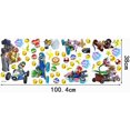 thumbnail image 3 of Mario Wall Sticker Cartoon Wall Decal Stickers Diy Removable Stick Baby Boys Girls Kids Room Nursery Wall Mural Decor, 3 of 5