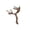 A, variant on Natural Grapewood Branch Small Animal Toy Handcrafted Wooden Climbing Perch for Reptiles Birds Hamsters Parrots Gerbils Cages Habitat Decor