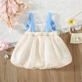 thumbnail image 4 of Otqutp Toddler Sundress Flower Girls Sleeveless Bowknot Ruffles Princess Dress Dance Party Dresses Clothes for 6M to 3 Years, 4 of 8