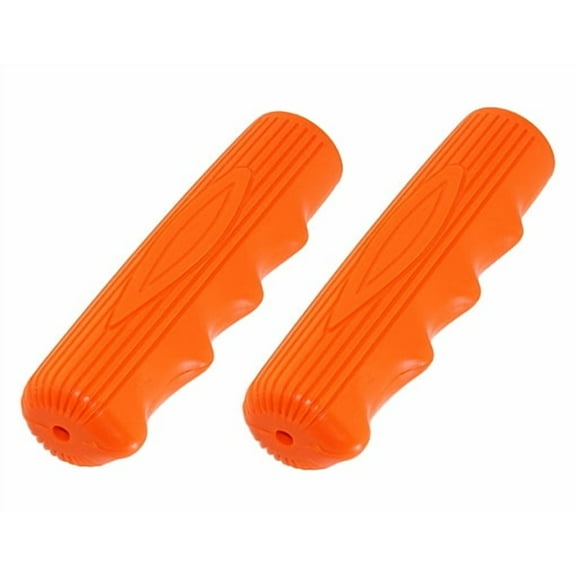 Lowrider Bicycle Bike Grips KRATON Rubber 212 Orange. Bike Part, Bicycle Part, Bike Accessory, Bicycle Accessory