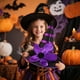 thumbnail image 5 of Sombrero De Bruja De Halloween Con Flores Y Plumas Diadema De Bruja Para Niñas Para Fiestas Infantiles Accesorios Para Disfraces, 5 of 6