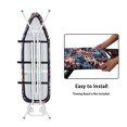 thumbnail image 4 of HELLHERO Tropical Plants Ironing Board Cover Replacement Breathable 3 Fasteners(Not Heat Resistant), 4 of 5