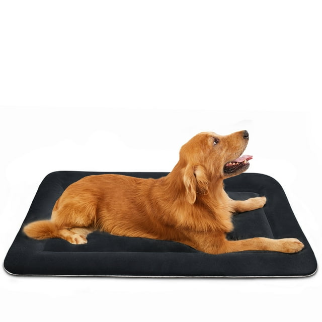PROCIPE Large Dog Bed Crate Mat 42" Washable Pet Beds Soft AntiSlip