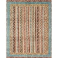 thumbnail image 1 of Ahgly Company Indoor Rectangle Abstract Gold Brown Abstract Area Rugs, 2' x 5', 1 of 6