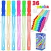 SumToy 36 Pack 14’’ Big Bubble Wand Assortment for Kids, Bubble Blower for Bubble Blaster Party Favors, Summer Toy, Birthday, Outdoor & Indoor Activity, Easter