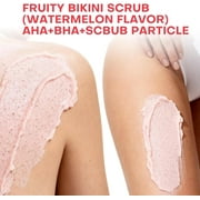 Mooyam Bikini Area Exfoliating Body Scrub, Skin Moisturizing, Smoothing, Even Skin Tone Brightening Body Scrub for Bikini Underarm Area 7.05oz