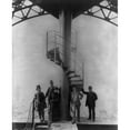 thumbnail image 2 of Gustave Eiffel And Four Others At The Summit Of The Eiffel Tower History (18 x 24), 2 of 2