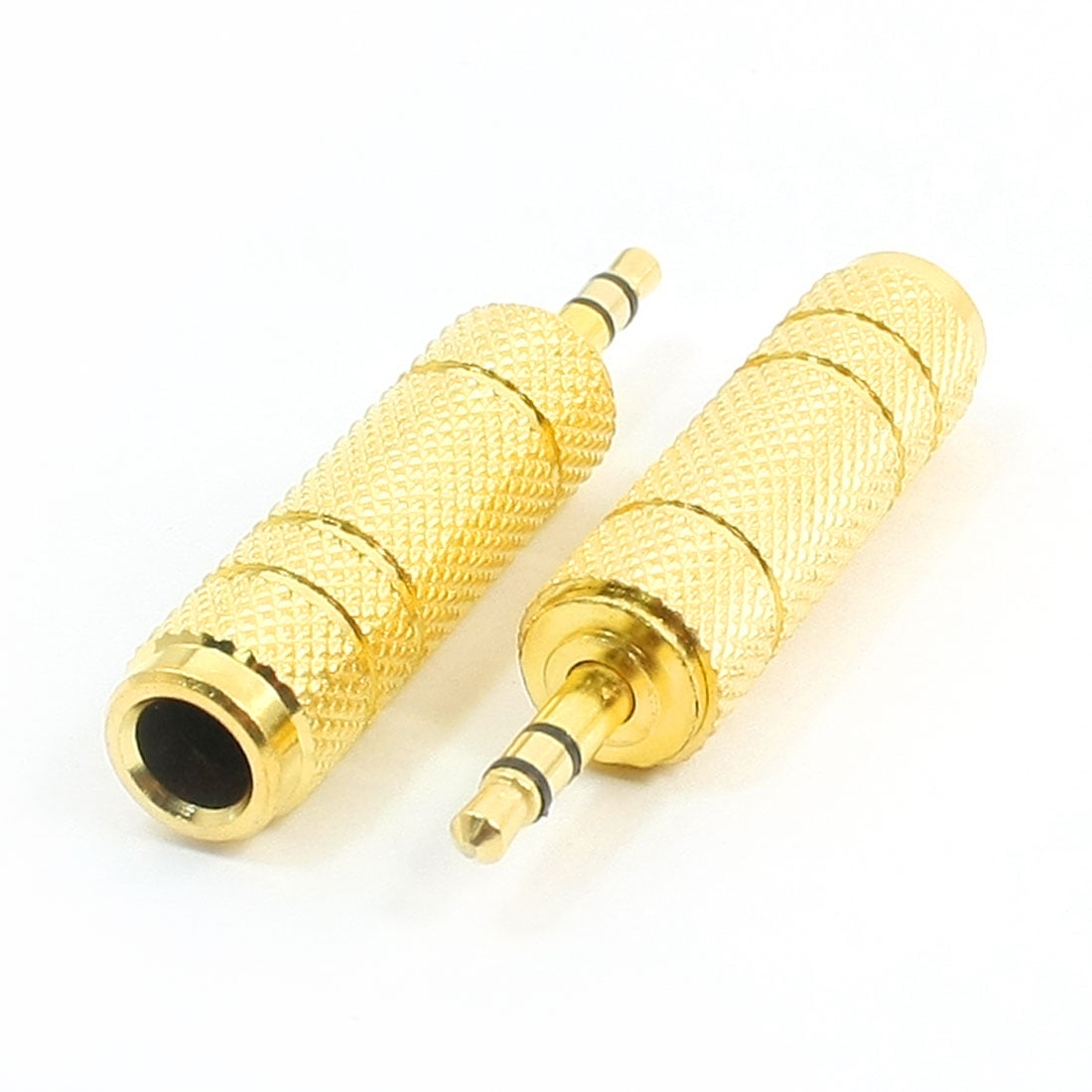 10-Pack 3.5mm 1/8 Female To 6.3mm 1/4 Male Stereo Audio Adapter - LJX 37688