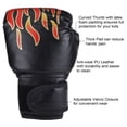thumbnail image 4 of ROBOT-GXG Boxing Glove Leather Kickboxing Protective Glove Kids Children Punching Training Sanda Sports Supplies, Black, 4 of 9