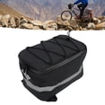 thumbnail image 3 of Bike Rack Bag, Waterproof Reflective Large Capacity Bike Back Rack Carrier Rear Bike Bag with Rainproof Cover for Outdoor Cycling, 3 of 7