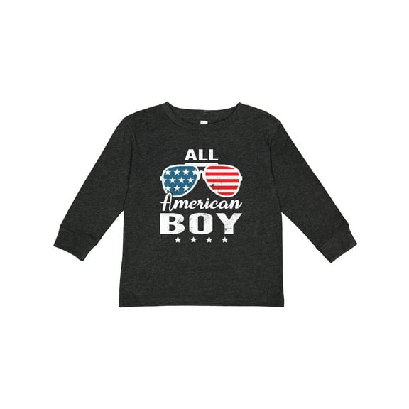 Inktastic All American Boy USA Parade Boys Long Sleeve Toddler T-Shirt