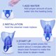 thumbnail image 5 of Qarigey A estrenar Face Steamer Deep Mist Steam Sprayer Spa Skin Vaporizer Promover la circulación sanguínea EU / Protección de la piel, 5 of 6