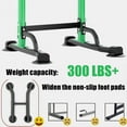 thumbnail image 3 of PROHIKER Power Tower Dip Station, Pull Up Bar Stand Power Rack with Backrest, Height Adjustable Strength Training Equipment for Fitness Home Workout, Green, 3 of 8
