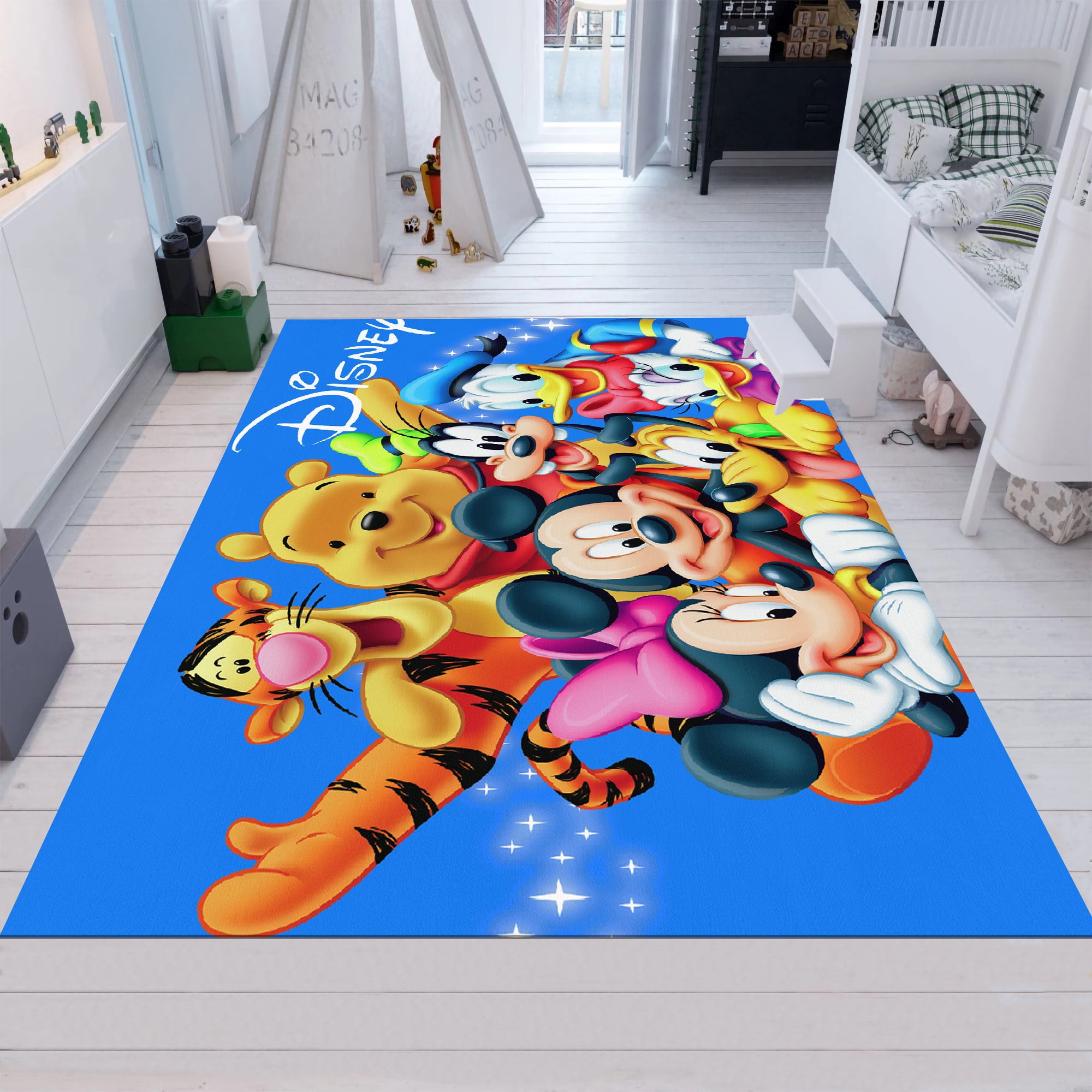 Dreammotif Mickey And Minnie Inspired Mouse Themed Rug Soft Play
