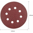 thumbnail image 2 of Sandpaper Assortment for Orbital Sander, Dust Extraction Sanding Discs, Multi-Grit Pack for Anti-Clogging, Quick Change Polishing Tools, Aluminum Oxide, 100 Pieces, 2 of 5