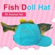 thumbnail image 3 of Gorro de pescador 3D para mujer y hombre, gorro de invierno para viajes al zoológico, visera de dibujos animados para niña y niño, gorra especial de béisbol de moda, regalo de Navidad, 3 of 3