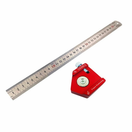 

Ruler Woodworking Ruler Scale Tool Measure 300mm T-type Hole Aluminum Scribing Tools & Home Improvement Protractors with Arm