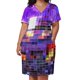 thumbnail image 2 of Vestido largo con estampado de bola de discoteca iridiscente para mujer, vestido playero con bolsillo., 2 of 6