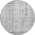 thumbnail image 1 of Ahgly Company Indoor Round Abstract Gray Contemporary Area Rugs, 5' Round, 1 of 1